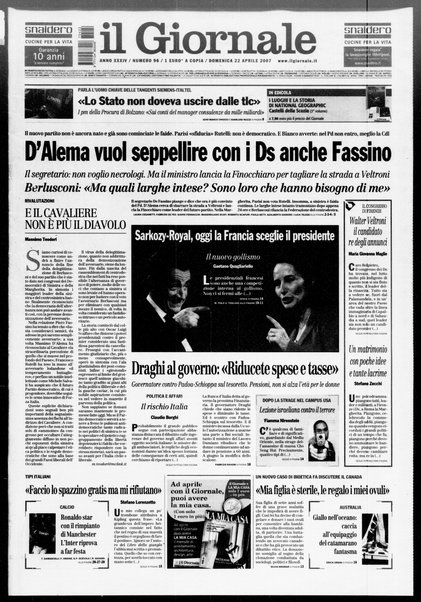 Il giornale : quotidiano del mattino